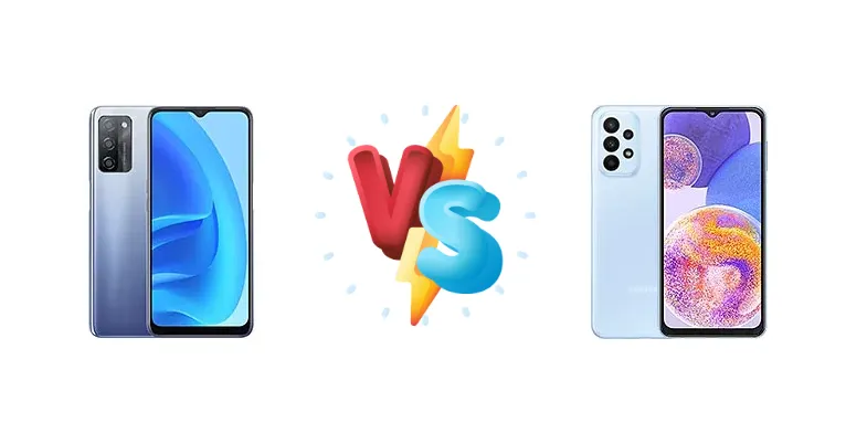 Oppo A55s vs Samsung Galaxy A23