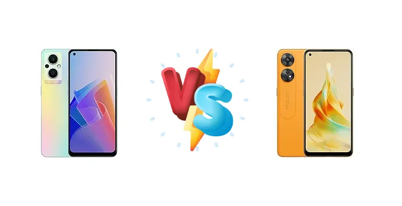 Oppo F21 Pro 5G vs Oppo Reno8 T