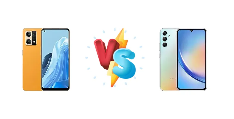 Oppo Reno7 vs Samsung Galaxy A34