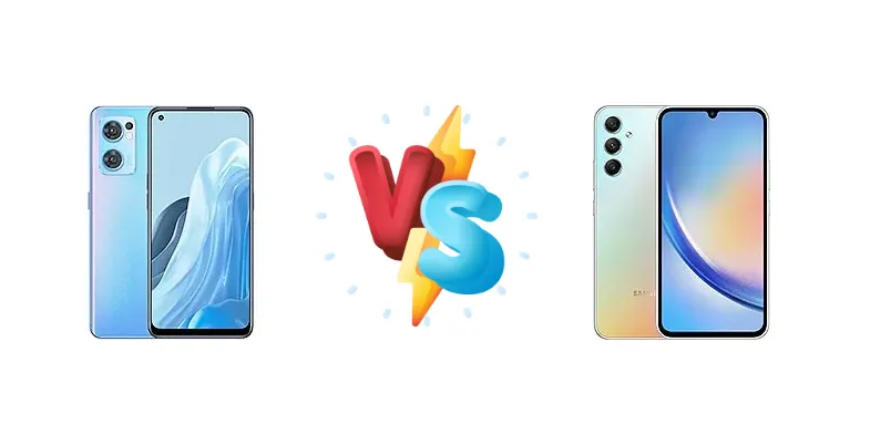 Oppo Find X5 Lite vs Samsung Galaxy A34