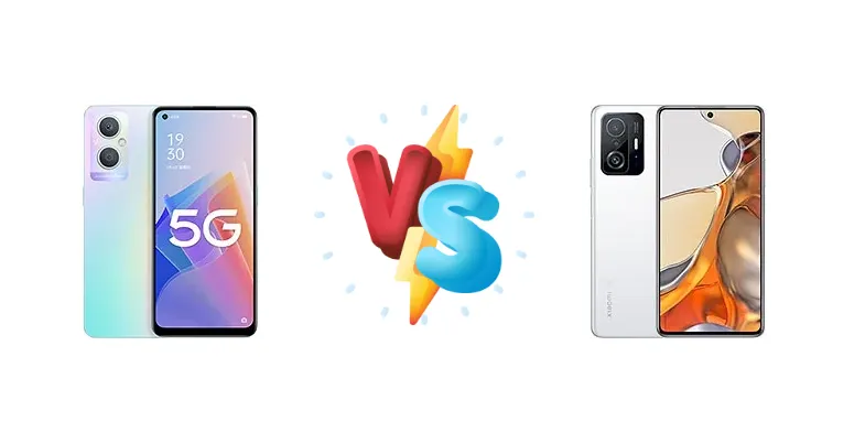 Oppo A96 (China) vs Xiaomi 11T Pro