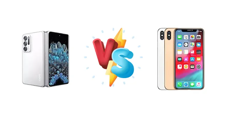 Oppo Find N vs Apple iPhone XS Max