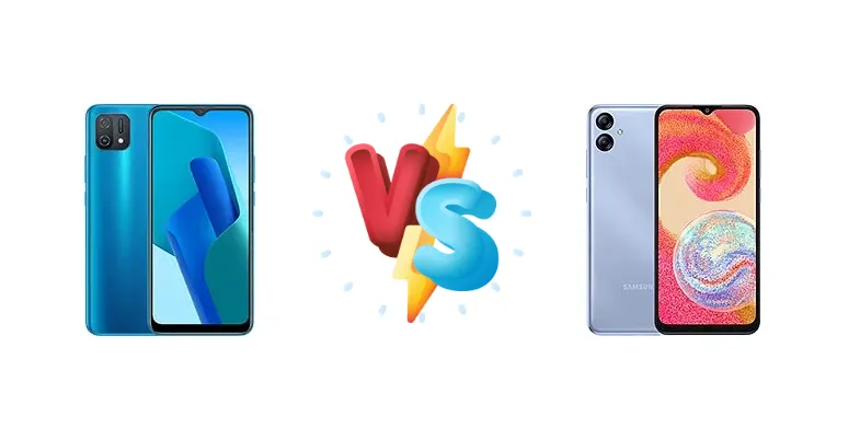 Oppo A16K vs Samsung Galaxy A04e