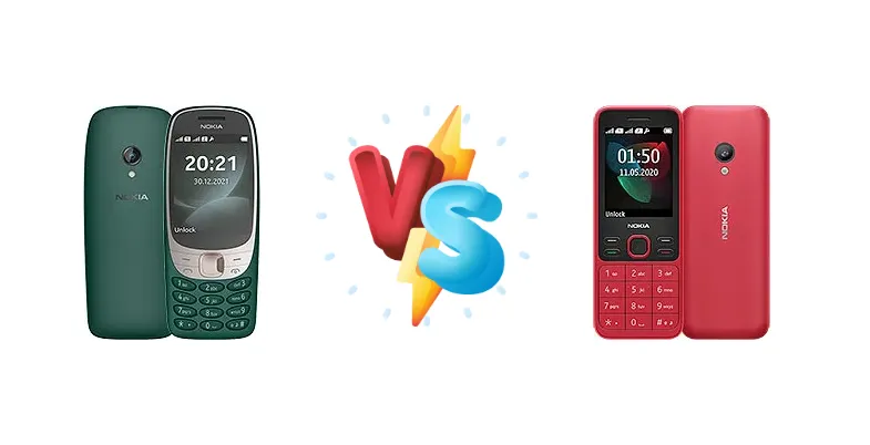 Nokia 6310 (2021) vs Nokia 150 (2020)