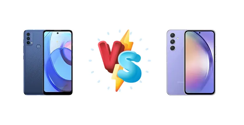 Motorola Moto E30 vs Samsung Galaxy A54