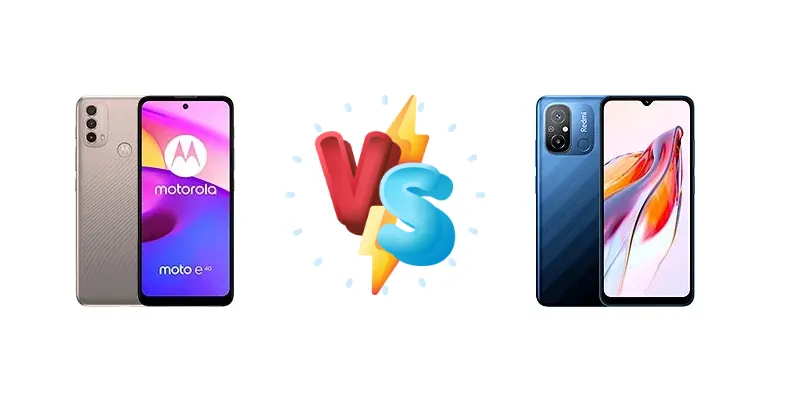 Motorola Moto E40 vs Xiaomi Redmi 12C