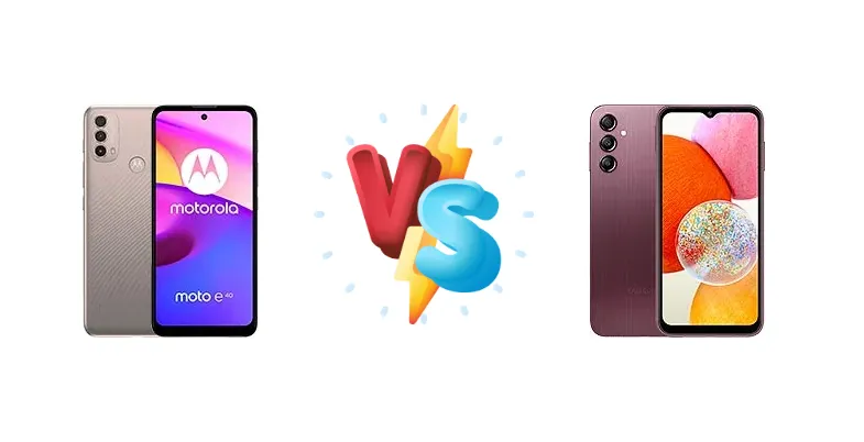 Motorola Moto E40 vs Samsung Galaxy A14