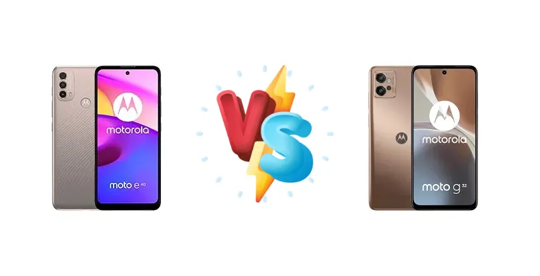 Motorola Moto E40 vs Motorola Moto G32