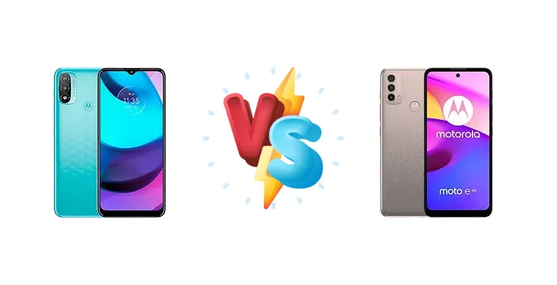 Motorola Moto E20 vs Motorola Moto E40