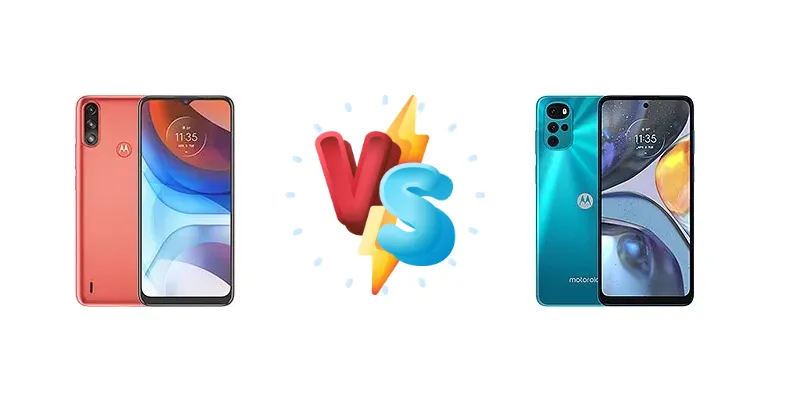 Motorola Moto E7i Power vs Motorola Moto G22