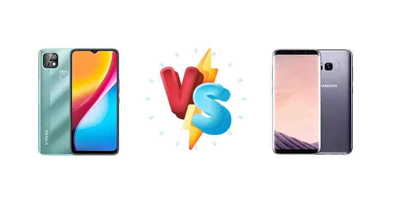Infinix Smart 5 Pro vs Samsung Galaxy S8+