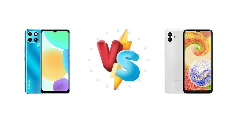 Infinix Smart 6 vs Samsung Galaxy A04