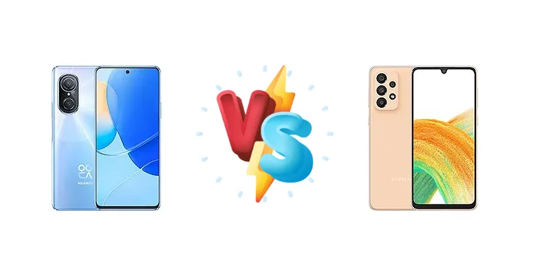 Huawei nova 9 SE vs Samsung Galaxy A33 5G