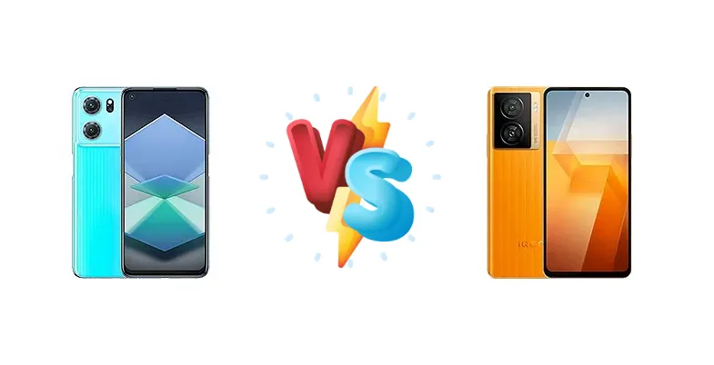 Oppo K10 5G (China) vs vivo iQOO Z7 (China)