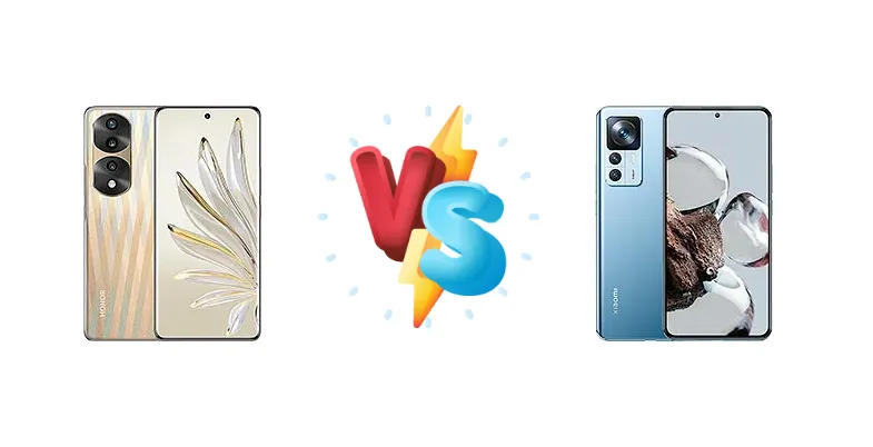 Honor 70 Pro vs Xiaomi 12T