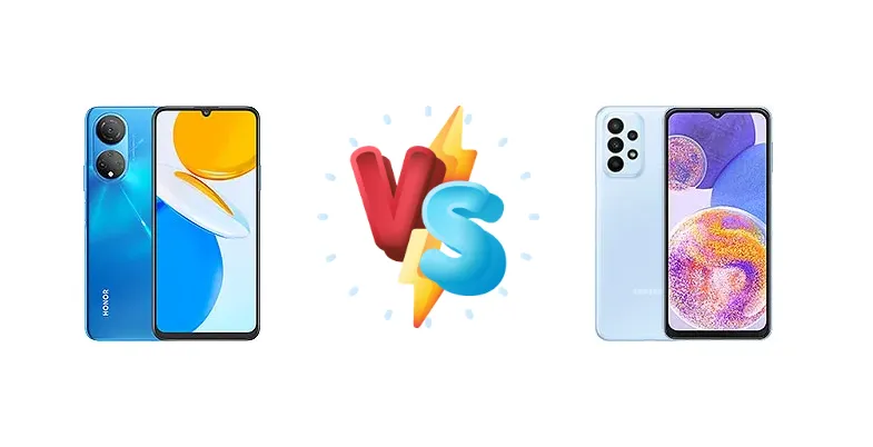 Honor X7 vs Samsung Galaxy A23