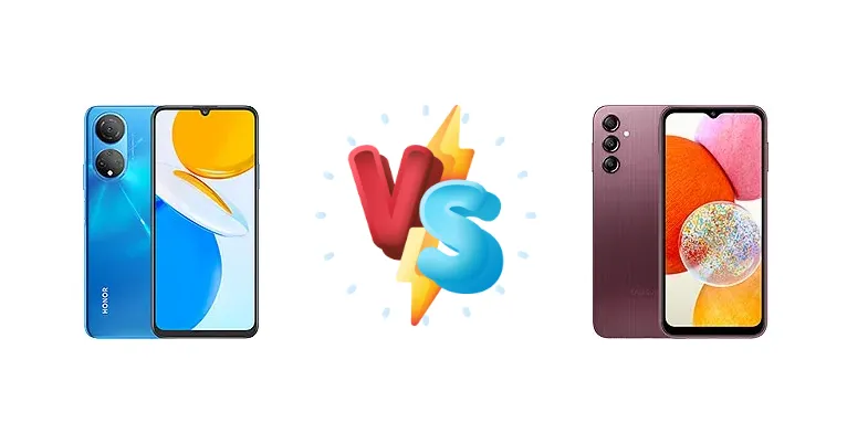 Honor X7 vs Samsung Galaxy A14