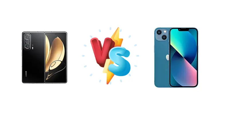 Honor Magic V vs iPhone 13: Clash of Titans