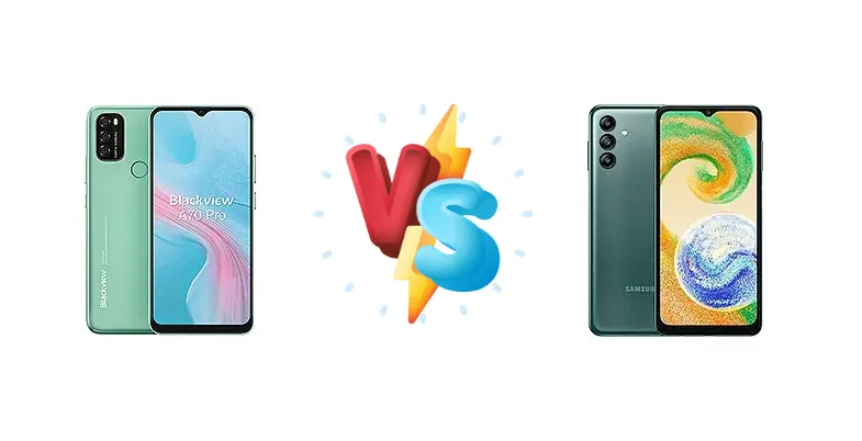 Blackview A70 Pro vs Samsung Galaxy A04s