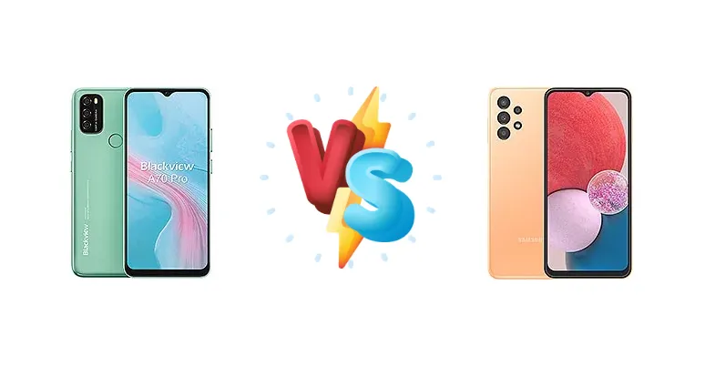 Blackview A70 Pro vs Samsung Galaxy A13