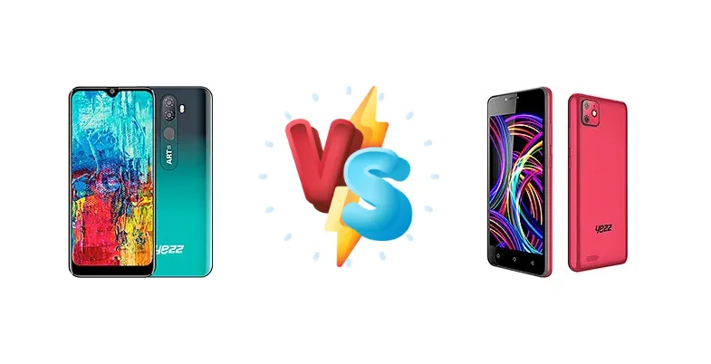 Yezz Art 1 vs Yezz Liv 2 LTE