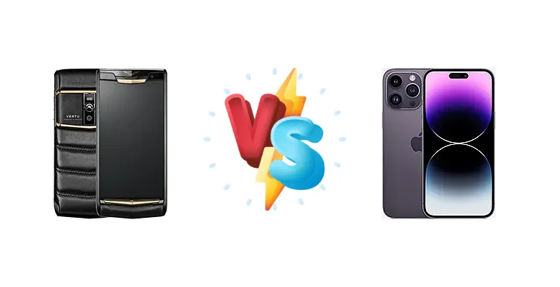 Vertu Signature Touch (2015) vs Apple iPhone 14 Pro Max