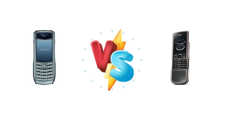 Vertu Ascent Ti vs Nokia 8800 Carbon Arte