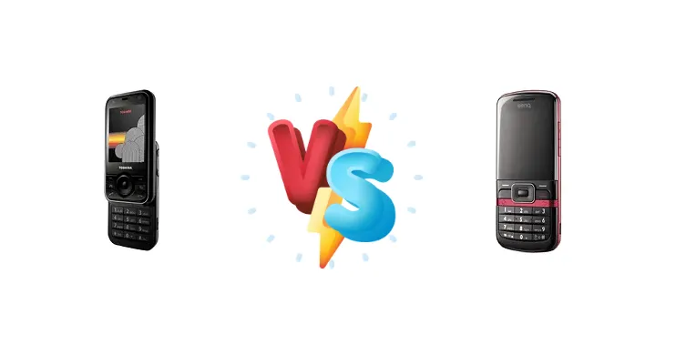 Toshiba G500 vs BenQ E72