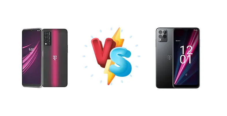 T-Mobile REVVL V+ 5G vs T-Mobile REVVL 6 Pro
