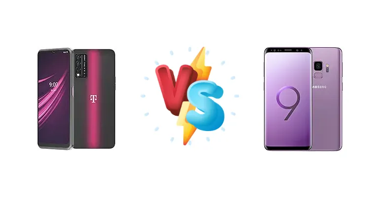 T-Mobile REVVL V+ 5G vs Samsung Galaxy S9