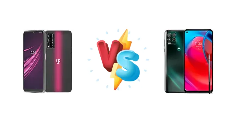 T-Mobile REVVL V+ 5G vs Motorola Moto G Stylus 5G