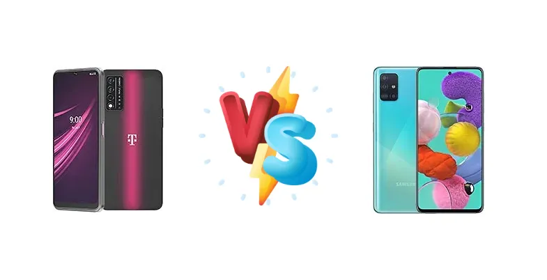 T-Mobile REVVL V+ 5G vs Samsung Galaxy A51