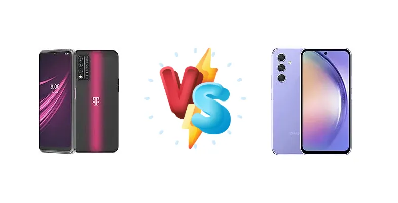 T-Mobile REVVL V+ 5G vs Samsung Galaxy A54