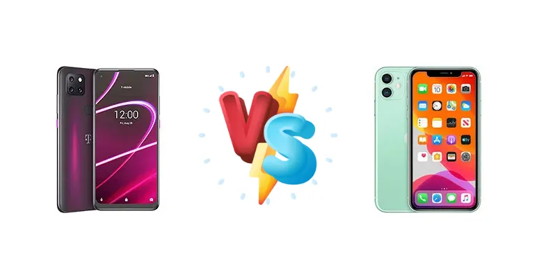 T-Mobile REVVL 5G vs Apple iPhone 11