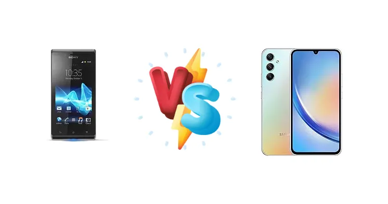 Xperia J vs Galaxy A34: A Tech Showdown