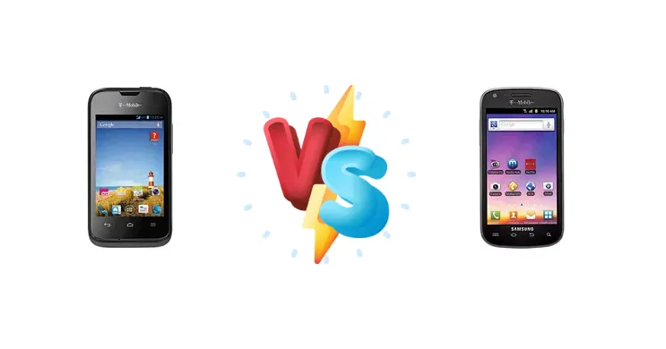 T-Mobile Prism II vs Samsung Galaxy S Blaze 4G T769