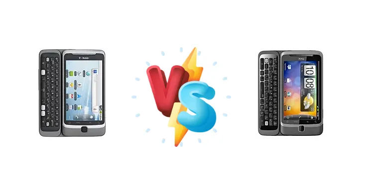 T-Mobile G2 vs HTC Desire Z