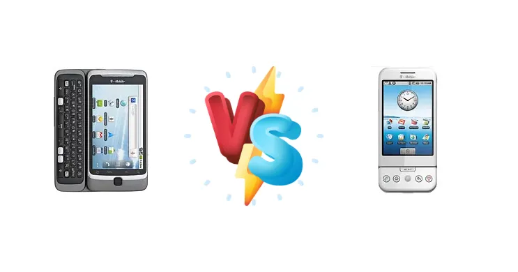 T-Mobile G2 vs T-Mobile G1