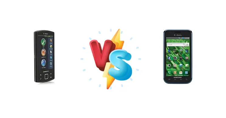 T-Mobile Garminfone vs Samsung Vibrant