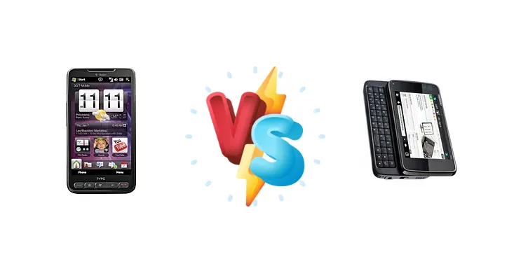 T-Mobile HD2 vs Nokia N900