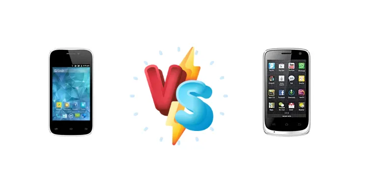 Spice Mi-354 Smartflo Space vs Karbonn A1+
