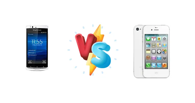 Sony Ericsson Xperia Arc S vs Apple iPhone 4s