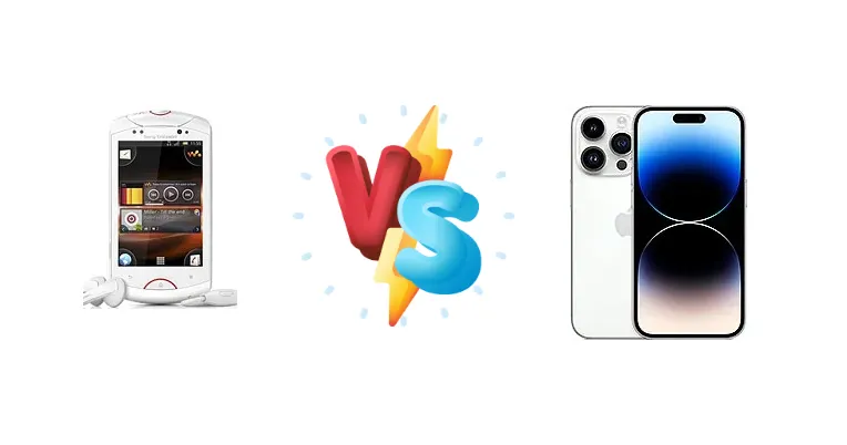 Sony Ericsson Live with Walkman vs Apple iPhone 14 Pro