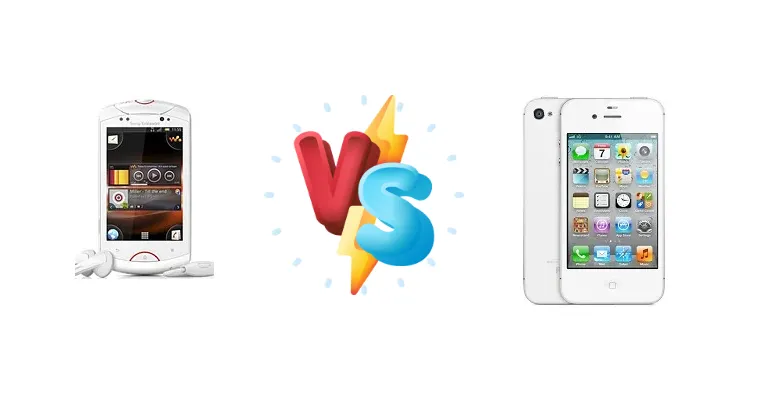 Sony Ericsson Live with Walkman vs Apple iPhone 4s
