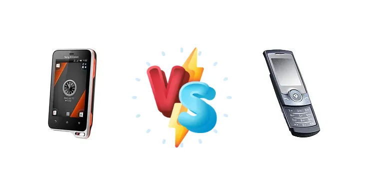 Sony Ericsson Xperia active vs Samsung U600