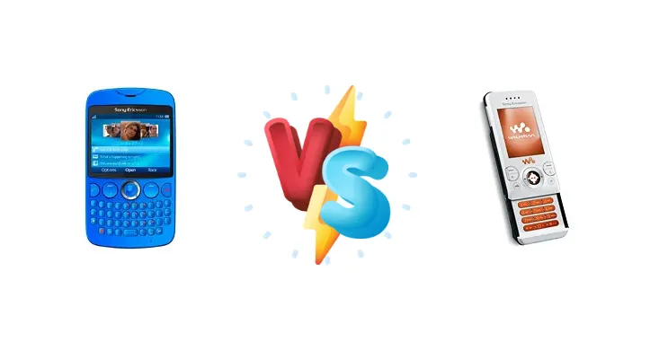 Sony Ericsson txt vs Sony Ericsson W580