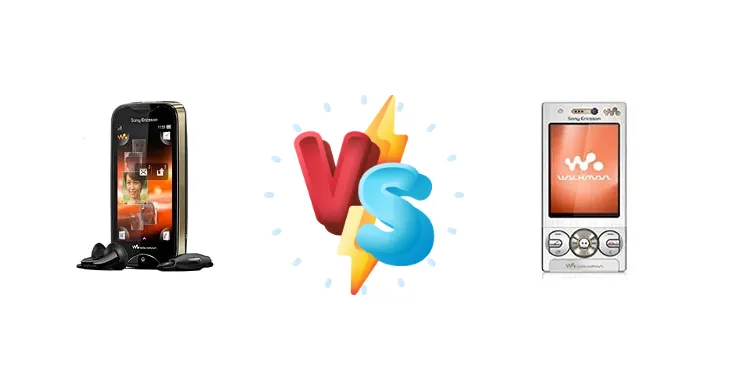 Sony Ericsson Mix Walkman vs Sony Ericsson W705