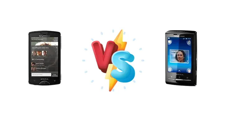 Sony Ericsson Xperia mini vs Sony Ericsson Xperia X10 mini