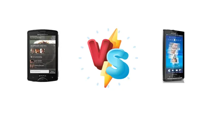 Sony Ericsson Xperia mini vs Sony Ericsson Xperia X10