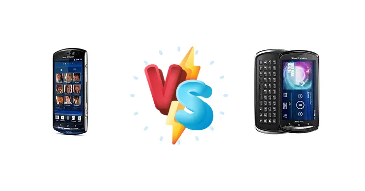 Sony Ericsson Xperia Neo vs Sony Ericsson Xperia pro